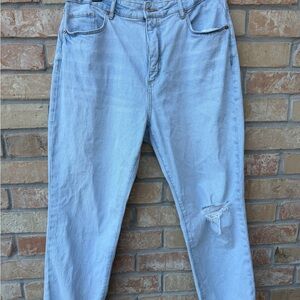 LOFT Light Blue Distressed Women Jeans